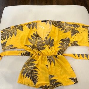 Akira yellow romper